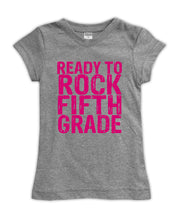 'Ready to Rock Fifth Grade' Fitted Tee