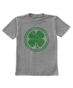 Heather Charcoal Shamrock Medallion Tee